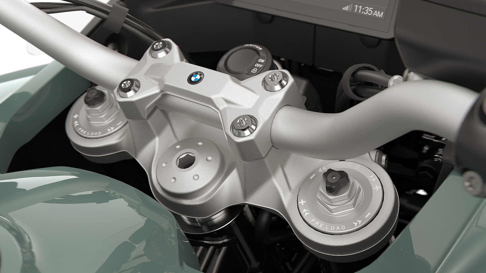 La horquilla ajustable F 900 GS Adventure de BMW Motorrad